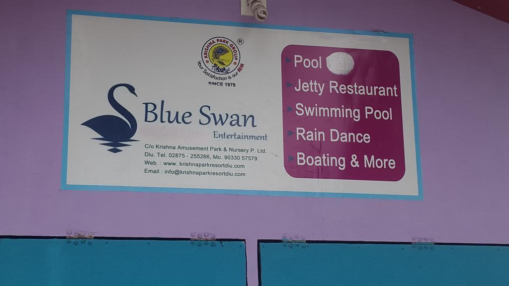 Hotel Krishna Park Resort Diu Bagian luar foto